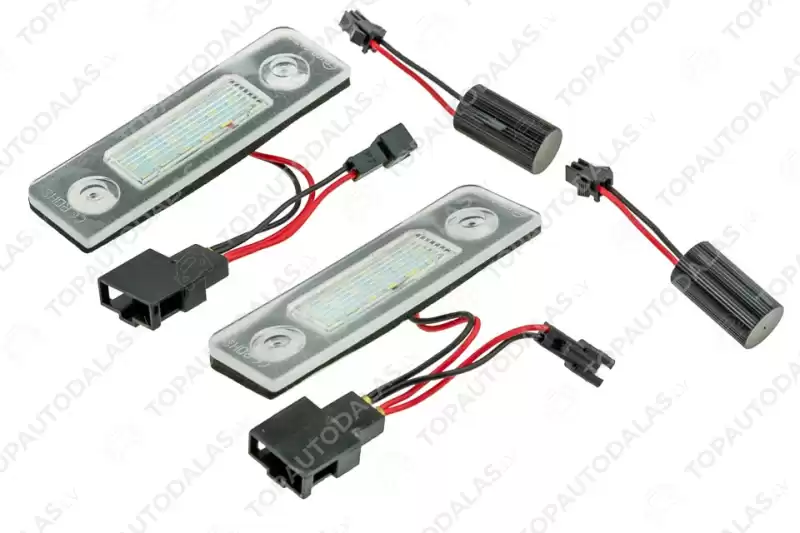 SKODA OCTAVIA II 2 2008-2012 Numerio apšvietimas LED 1Z0943021B 1Z0 943 021 B