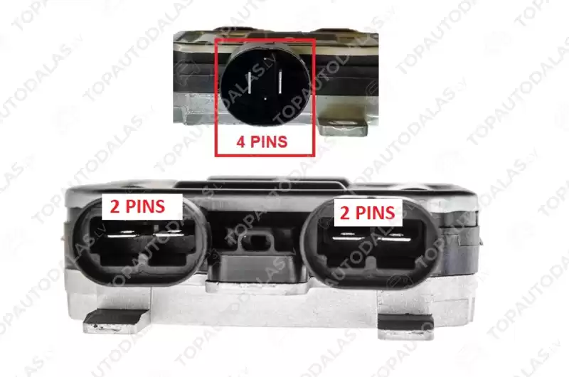 JAGUAR X-TYPE 4 PINS Dzesēšanas radiātora ventilatora vadības bloks relejs 940004000 940009402 4526899 JAGUAR X-TYPE 4 PINS Dzesēšanas radiātora ventilatora vadības bloks relejs 940004000 940009402 4526899